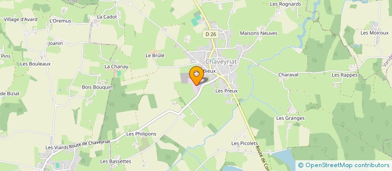 localisation de l'entreprise TRANSPORTS BRESSANS VOISIN à CHAVEYRIAT
