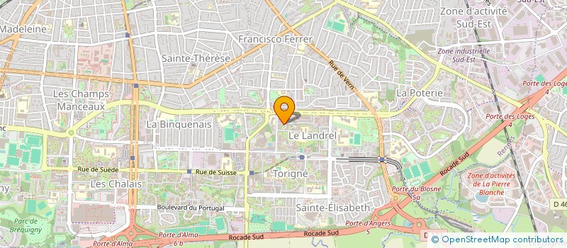 localisation de l'entreprise TRANSPORTS BRETON EXPRESS  RENNES