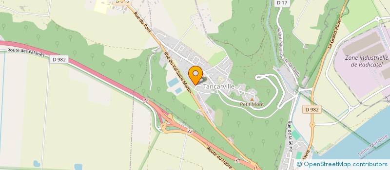 localisation de l'entreprise TRANSPORTS BRF & AFFRETEMENTS  TANCARVILLE