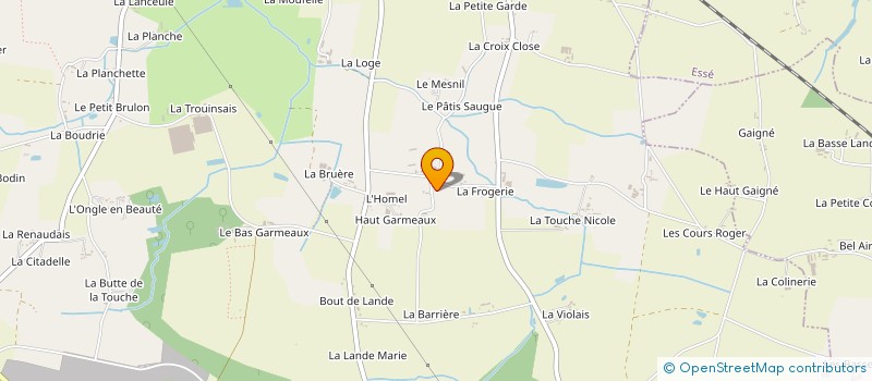 localisation de l'entreprise TRANSPORTS BRIAND ET FILS à JANZE