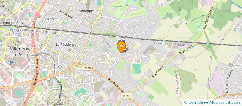 localisation de l'entreprise TRANSPORTS BRIET SOC  VILLENEUVE-D'ASCQ