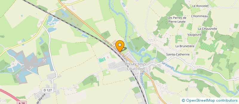 localisation de l'entreprise TRANSPORTS BROCHERIEUX  DISSAY-SOUS-COURCILLON