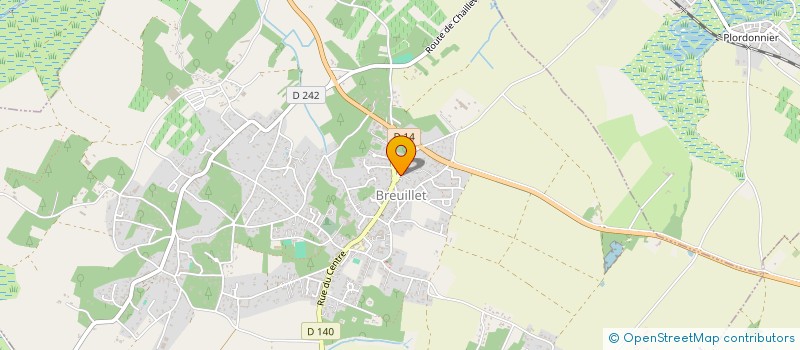localisation de l'entreprise TRANSPORTS BROUSSET à BREUILLET