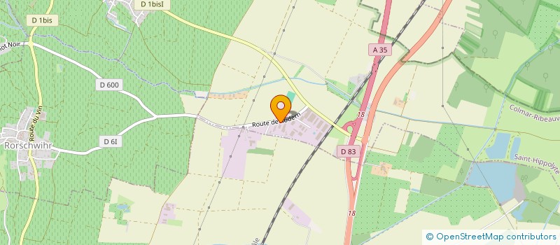 localisation de l'entreprise TRANSPORTS BRUN à SAINT-HIPPOLYTE