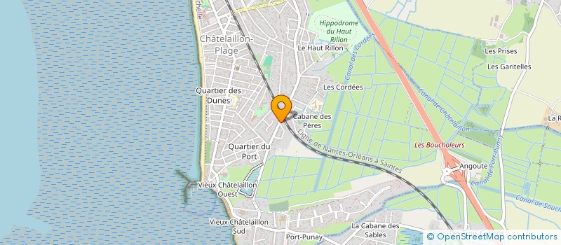 localisation de l'entreprise TRANSPORTS BRUNO MOIZEAU SA à CHATELAILLON-PLAGE