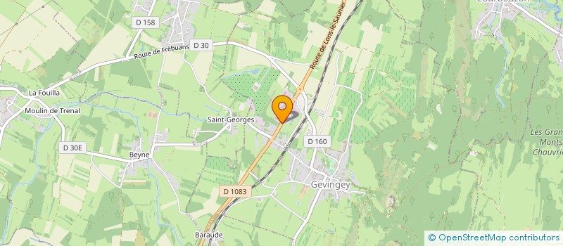 localisation de l'entreprise TRANSPORTS BUGUET à COURLAOUX