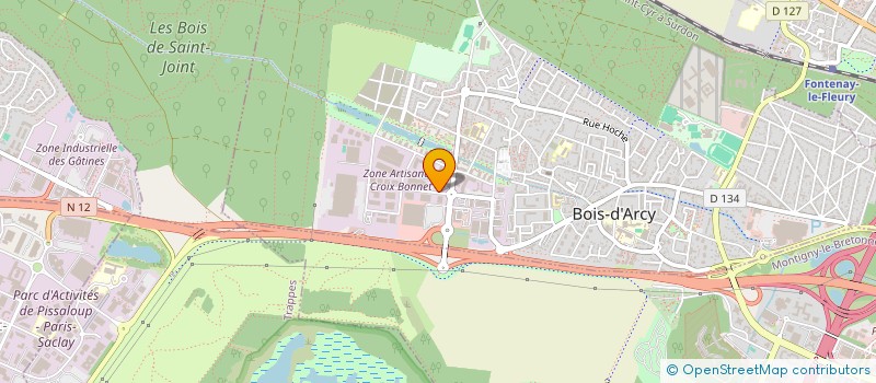 localisation de l'entreprise TRANSPORTS BUHOT à BOIS-D'ARCY