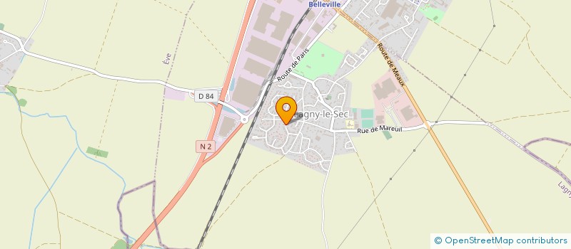 localisation de l'entreprise TRANSPORTS BURGAST à LAGNY-LE-SEC
