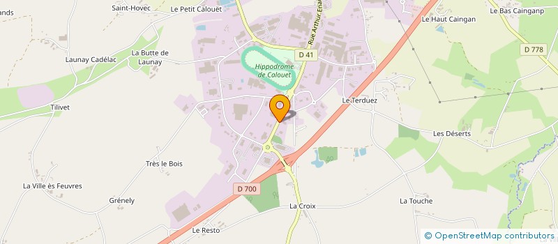 localisation de l'entreprise TRANSPORTS BURLOT SARL à LOUDEAC