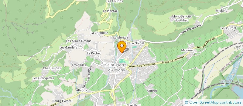 localisation de l'entreprise TRANSPORTS BUTEZ  SAINT-PIERRE-D'ALBIGNY