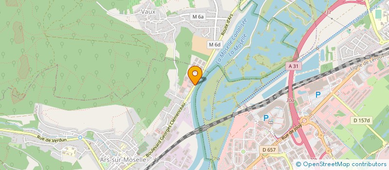 localisation de l'entreprise TRANSPORTS BUZON à ARS-SUR-MOSELLE