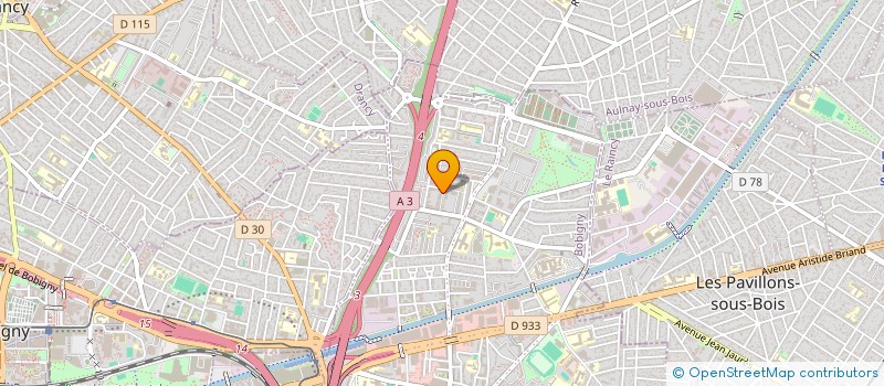 localisation de l'entreprise TRANSPORTS CADET  BONDY