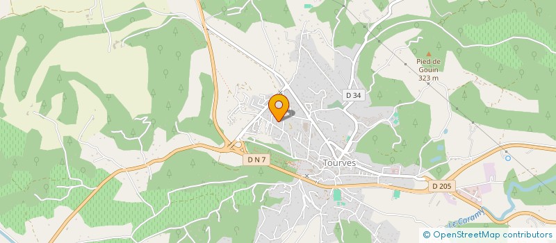 localisation de l'entreprise TRANSPORTS CAEN  TOURVES