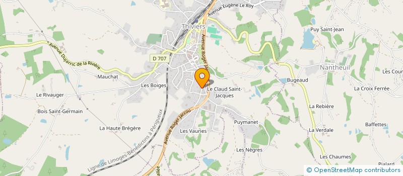 localisation de l'entreprise TRANSPORTS CALLOCH ET FILS  THIVIERS