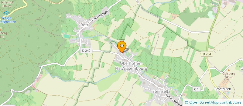 localisation de l'entreprise TRANSPORTS CANDEL  OBERHOFFEN-LES-WISSEMBOURG