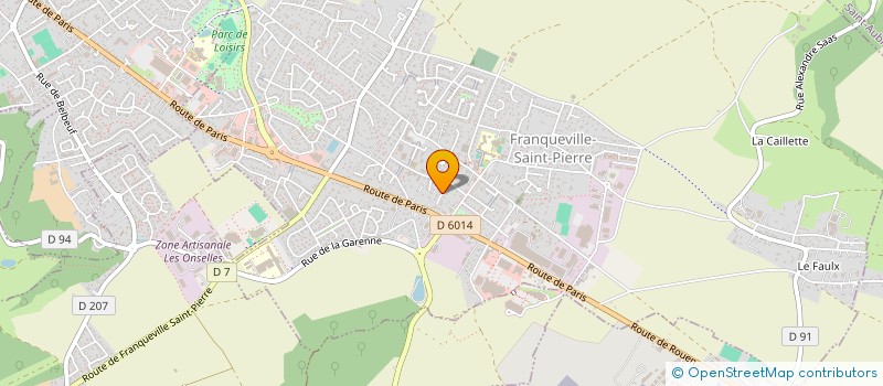 localisation de l'entreprise TRANSPORTS CAPRON  FRANQUEVILLE-SAINT-PIERRE