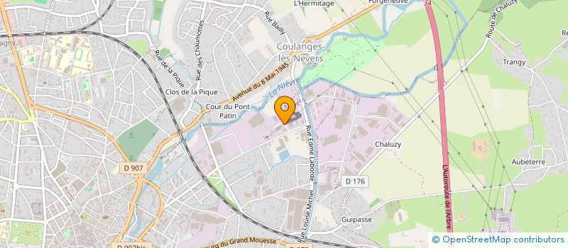 localisation de l'entreprise TRANSPORTS CARRER SERVICE EXPRESS à NEVERS