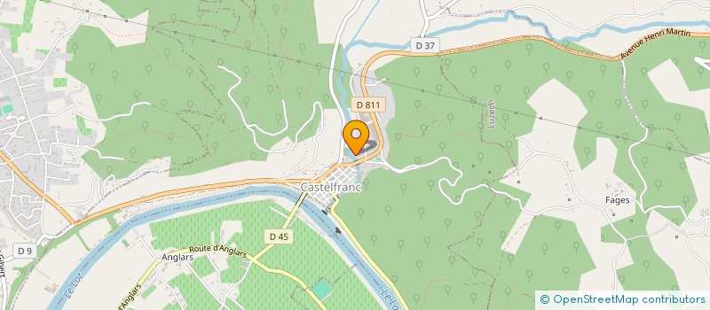 localisation de l'entreprise TRANSPORTS CASAGRANDE  CASTELFRANC