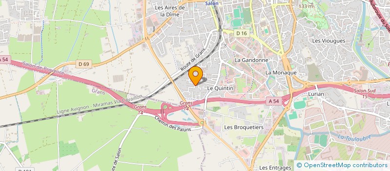 localisation de l'entreprise TRANSPORTS CASANOVA à SALON-DE-PROVENCE