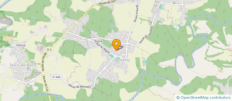 localisation de l'entreprise TRANSPORTS CASTANDET ET FILS  YZOSSE