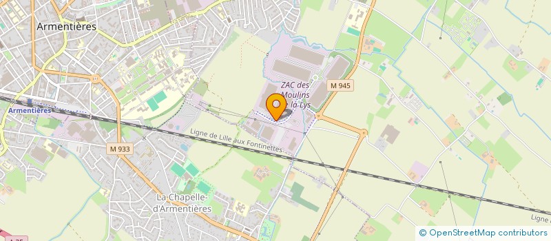 localisation de l'entreprise TRANSPORTS CATROUX  HOUPLINES