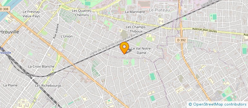 localisation de l'entreprise TRANSPORTS CDL à SARTROUVILLE