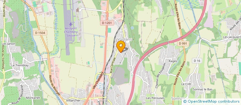 localisation de l'entreprise TRANSPORTS CELERIER  COLOMBIER-SAUGNIEU