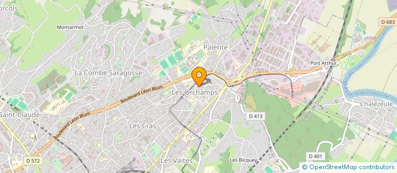 localisation de l'entreprise TRANSPORTS CEPEDA JEAN à BESANCON
