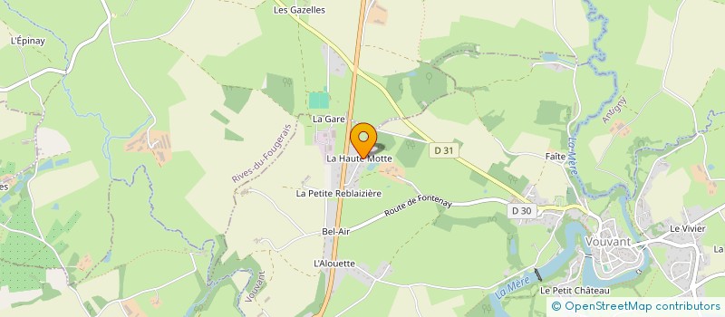 localisation de l'entreprise TRANSPORTS CEREALIERS MAUPETIT  TCM  VOUVANT