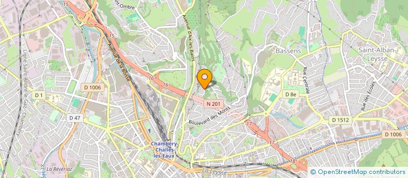 localisation de l'entreprise TRANSPORTS-CHAMBERY73  CHAMBERY