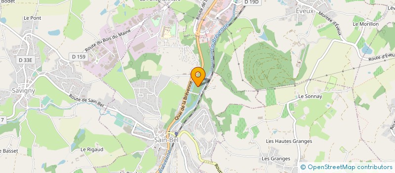 localisation de l'entreprise TRANSPORTS CHAMBON FRERES  LENTILLY