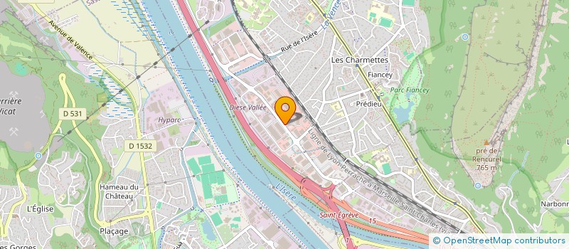 localisation de l'entreprise TRANSPORTS CHAMBON MAURICE à SAINT-EGREVE