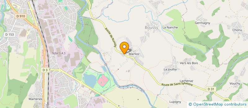 localisation de l'entreprise TRANSPORTS CHANEL à BOUSSY