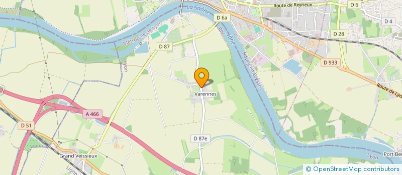 localisation de l'entreprise TRANSPORTS CHAPUY  QUINCIEUX