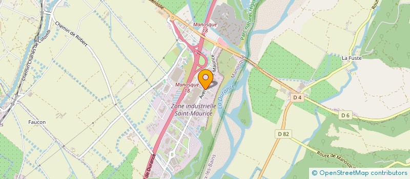localisation de l'entreprise TRANSPORTS CHARBONNIER FRERES à MANOSQUE