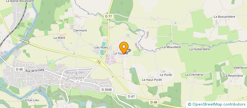 localisation de l'entreprise TRANSPORTS CHATELAINE à BOURG-DES-COMPTES