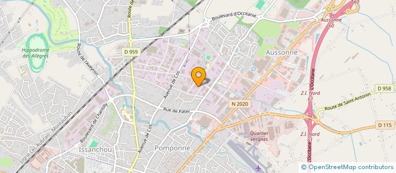 localisation de l'entreprise TRANSPORTS CHAUDERON à MONTAUBAN