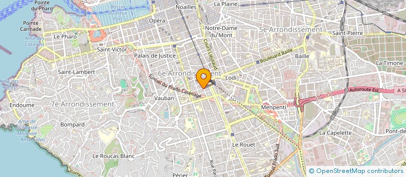 localisation de l'entreprise TRANSPORTS CHEKOUAT  MARSEILLE