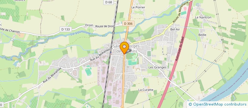 localisation de l'entreprise TRANSPORTS CHENOT DUBREUIL  SAINT-GEORGES-DE-RENEINS