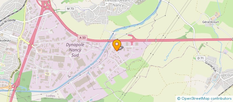 localisation de l'entreprise TRANSPORTS CHERRIER à FLEVILLE-DEVANT-NANCY
