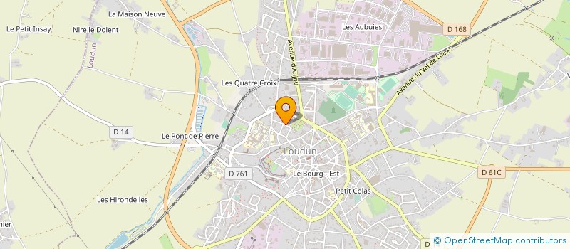 localisation de l'entreprise TRANSPORTS CHESSERON ALAIN à LOUDUN