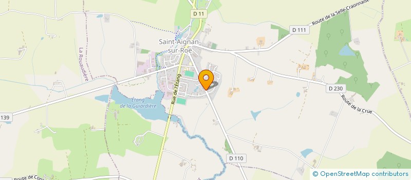 localisation de l'entreprise TRANSPORTS CHEVILLARD  SAINT-AIGNAN-SUR-ROE