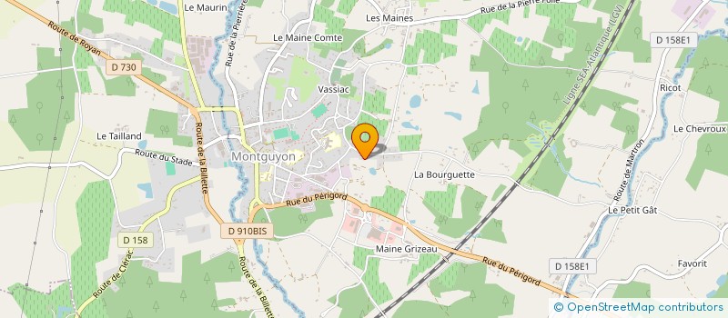 localisation de l'entreprise TRANSPORTS CHIRON  MONTGUYON