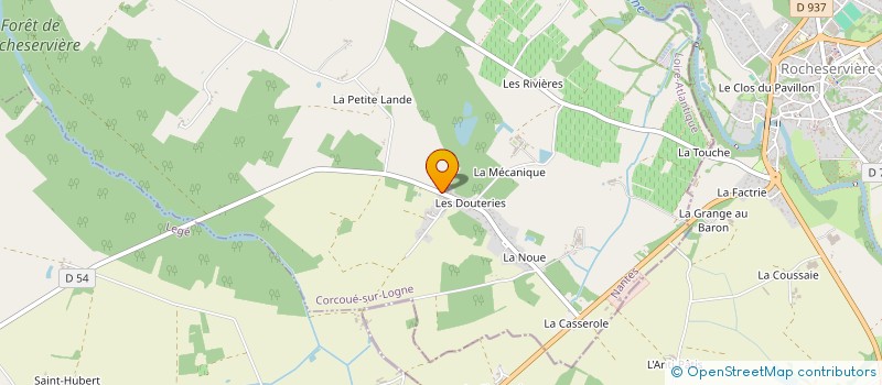 localisation de l'entreprise TRANSPORTS CHIRON FILS  CORCOUE-SUR-LOGNE