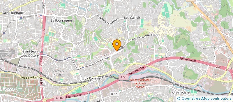 localisation de l'entreprise TRANSPORTS CHRISTIAN à MARSEILLE