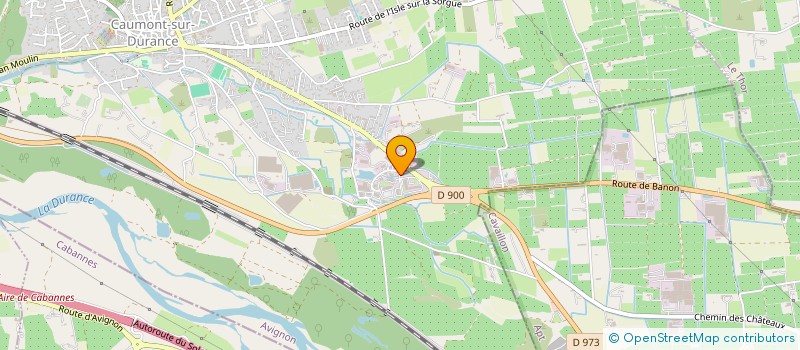localisation de l'entreprise TRANSPORTS CHRISTOPHE GUYON à CAUMONT-SUR-DURANCE