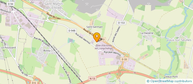 localisation de l'entreprise TRANSPORTS CLAUDE GERARD ET FILS à SAINT-MARTIN-DES-ENTREES