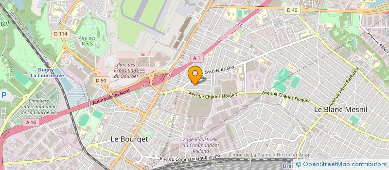 localisation de l'entreprise TRANSPORTS CLEMENSON PERE ET FILS  LE BLANC-MESNIL