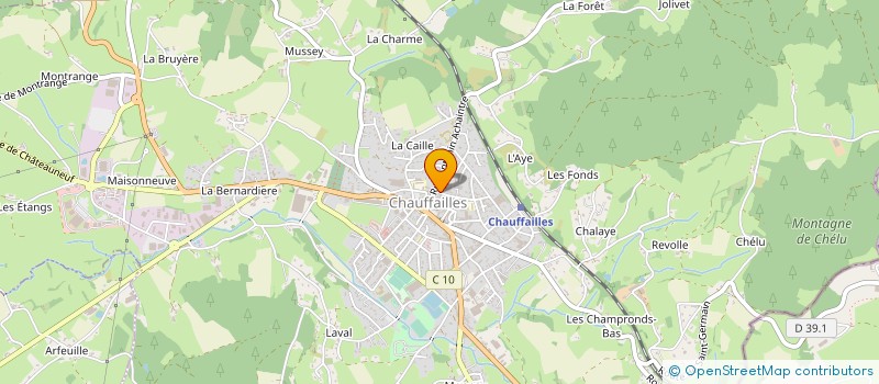 localisation de l'entreprise TRANSPORTS CLEMENTE ANDRE à CHAUFFAILLES