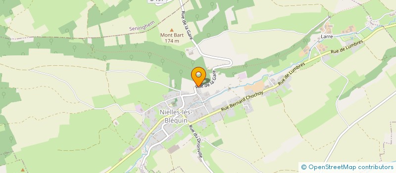 localisation de l'entreprise TRANSPORTS CLETON à NIELLES-LES-BLEQUIN